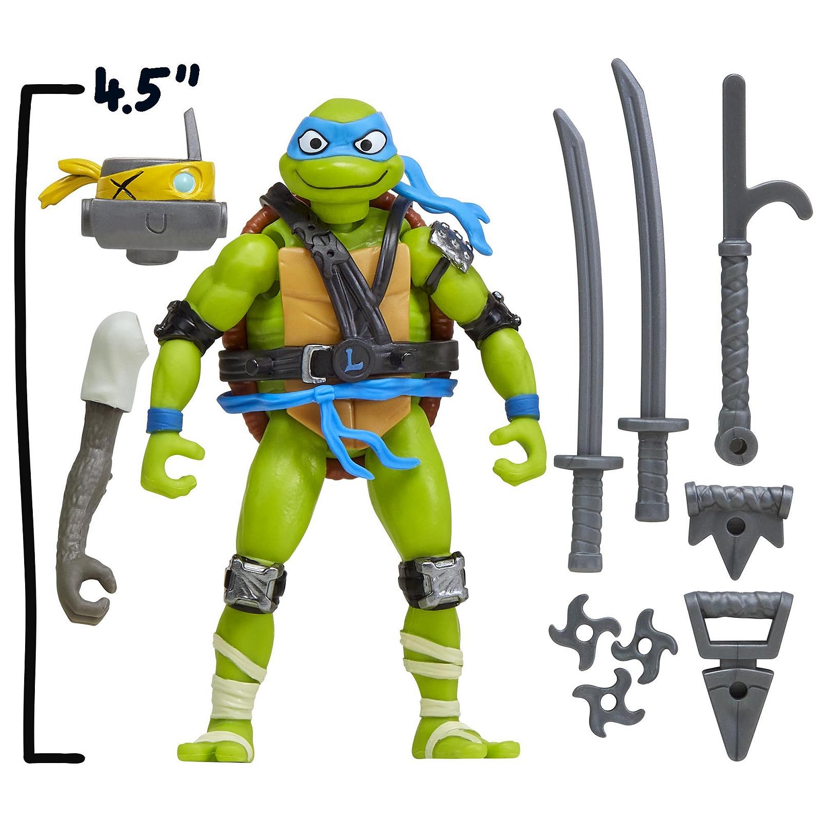Фігурка Леонардо Playmates Toys Tales of Teenage Mutant Ninja Turtles: Mutations Mix & Match, фото №4