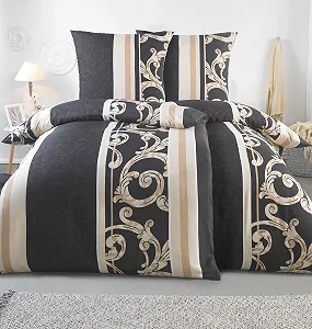 Постільна білизна MALIKA 135 x 200 см 4 предмети мікрофібра Oeko-Tex - Фото 1