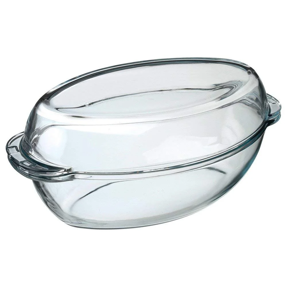 Форма для запікання з кришкою Pasabahce Classic скляна 2,5 л, фото №1 Форма для запікання з кришкою Pasabahce Classic скляна 2,5 л, фото №1