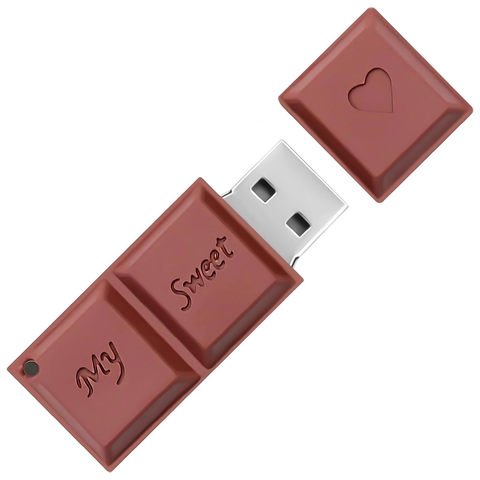 USB-флеш-накопичувач BorlterClamp 64 GB USB 2.0 Chocolate, фото №1 USB-флеш-накопичувач BorlterClamp 64 GB USB 2.0 Chocolate, фото №1