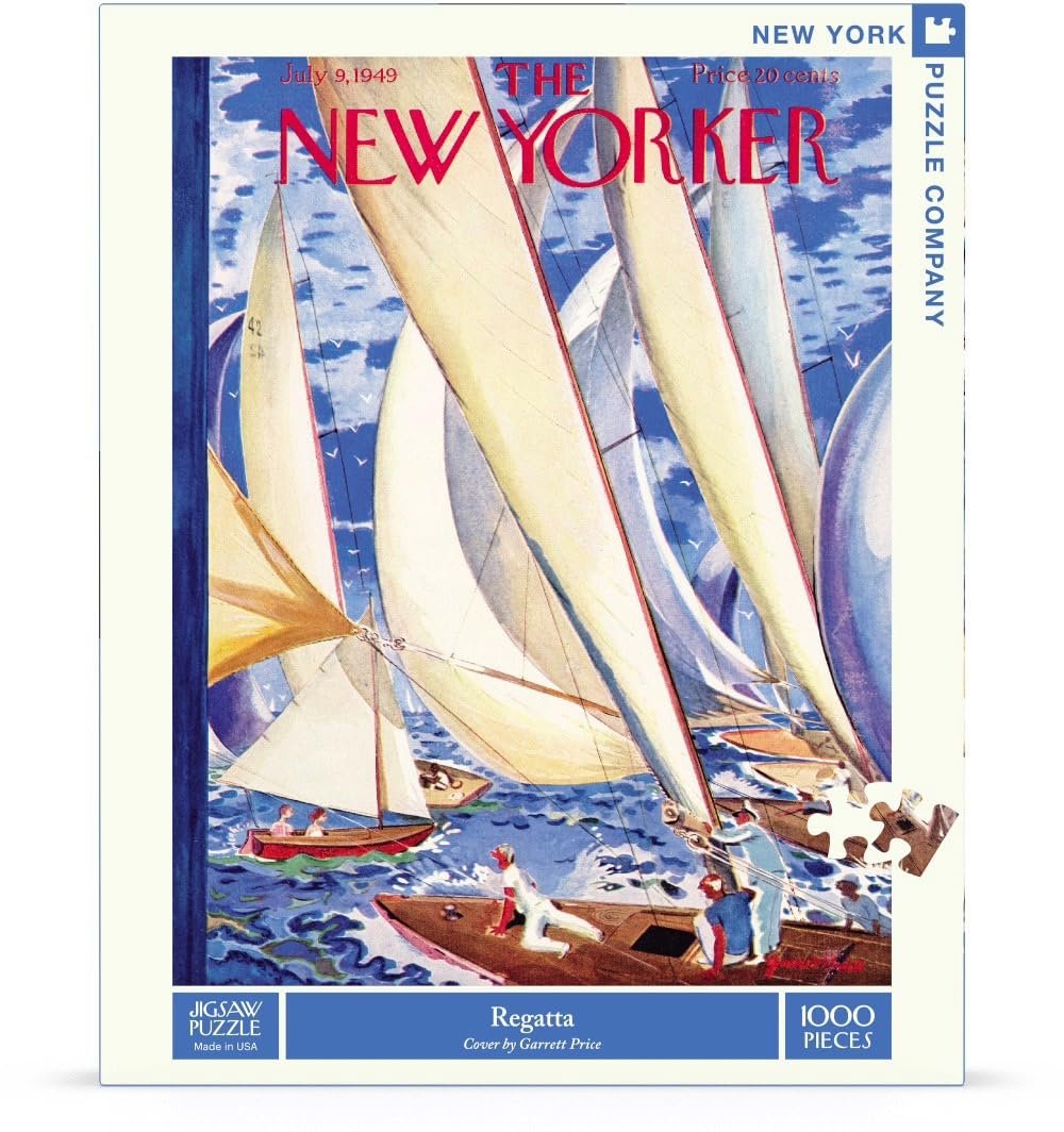 Пазл New York Puzzle Company New Yorker Regatta 1000 деталей, фото №3 Пазл New York Puzzle Company New Yorker Regatta 1000 деталей, фото №3