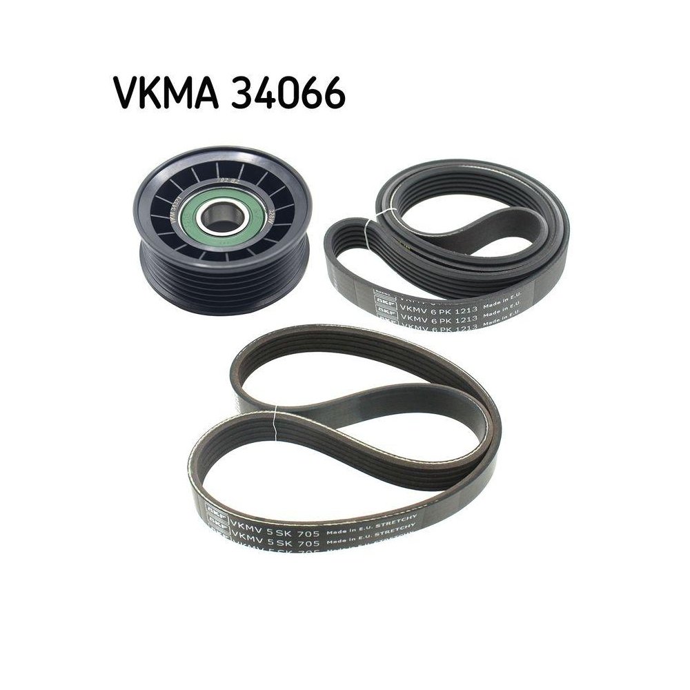 Комплект поліклинового ременя SKF VKMA 34066, фото №1