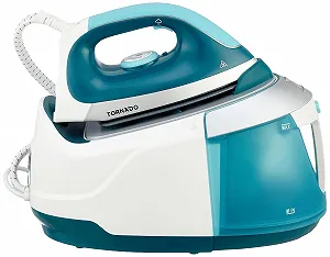Утюг TORNADO TSS-2400D 2400 W 280 g/min керамическая подошва бирюзовый/белый synthetic.ua - Фото 1