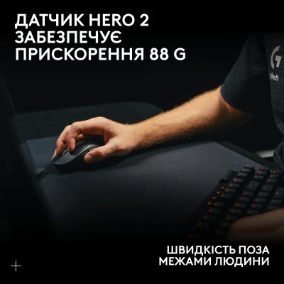 Мышка Logitech G Pro X Superlight 2 Lightspeed Wireless Black (910-006630), фото №11