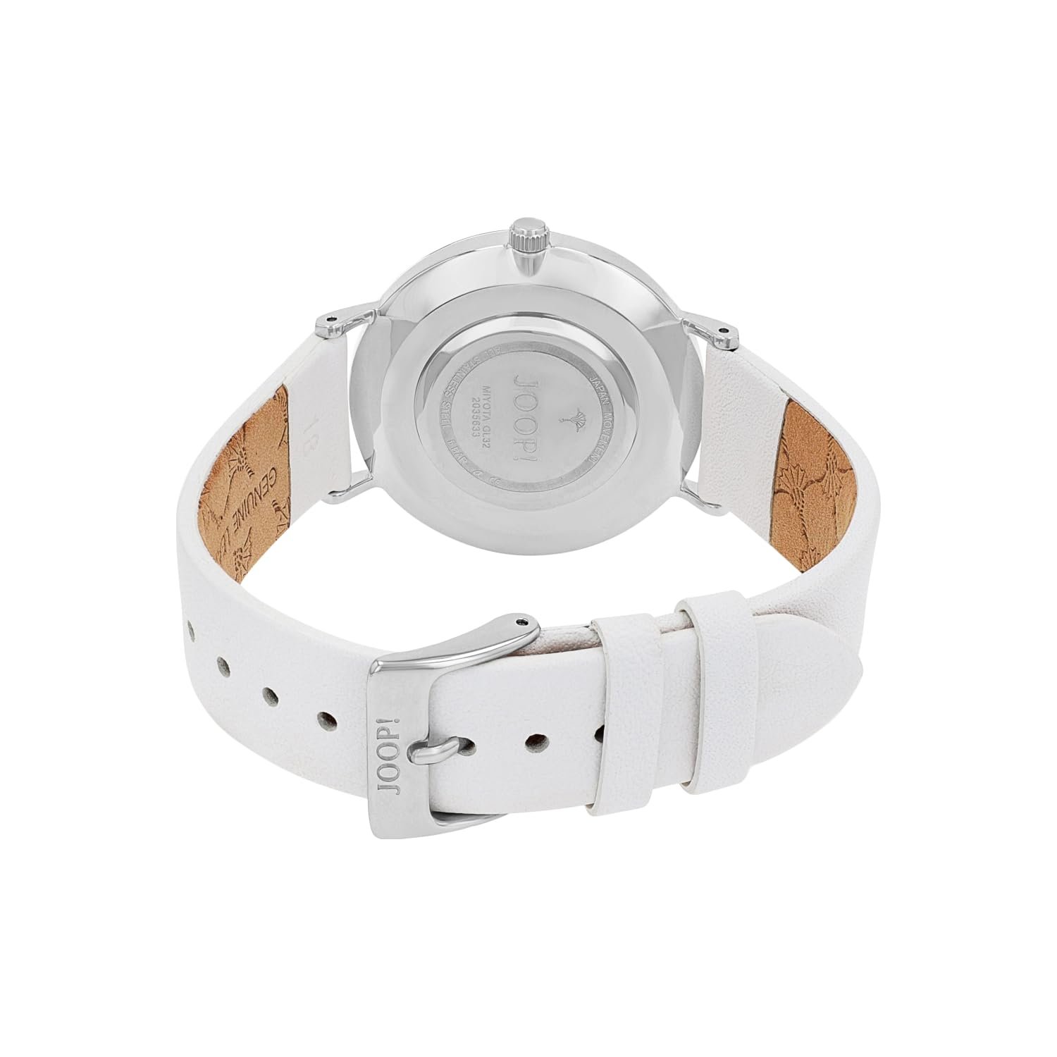 Женские кварцевые аналоговые часы Joop! 2035633 с кожаным ремешком, синий, водонепроницаемость 5 Bar, фото №2