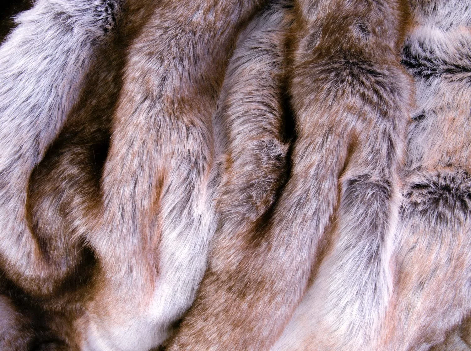 Покривало Wohnen & Accessoires GmbH & Co. KG Faux Fur Jackal 150 x 200 см, фото №5