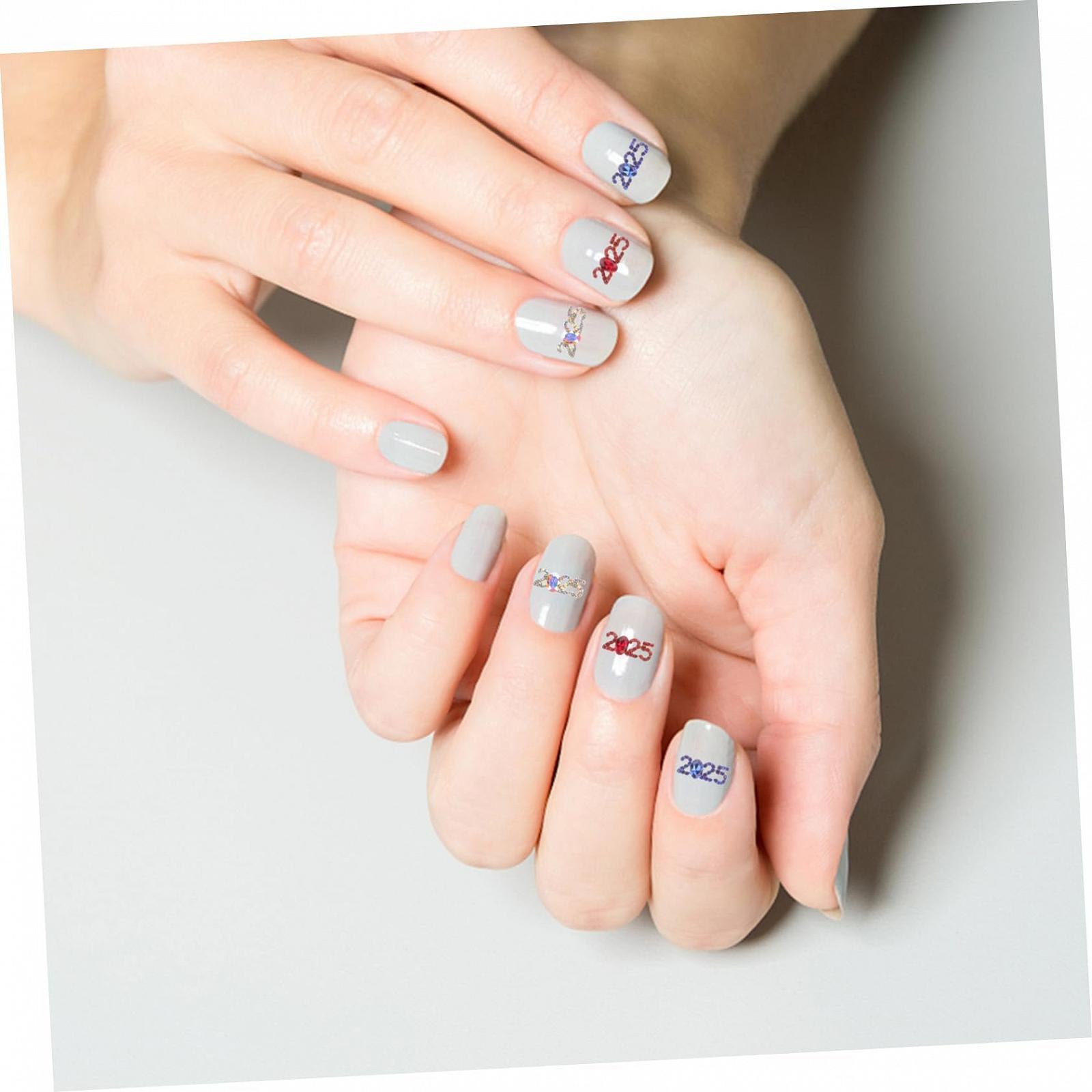 Украшения для ногтей Healeved, 12 шт, цифры, со стразами, маленькие подвески для ногтей, украшения для ногтей своими руками, декор для ногтей, украшения для маникюра, фото №5
