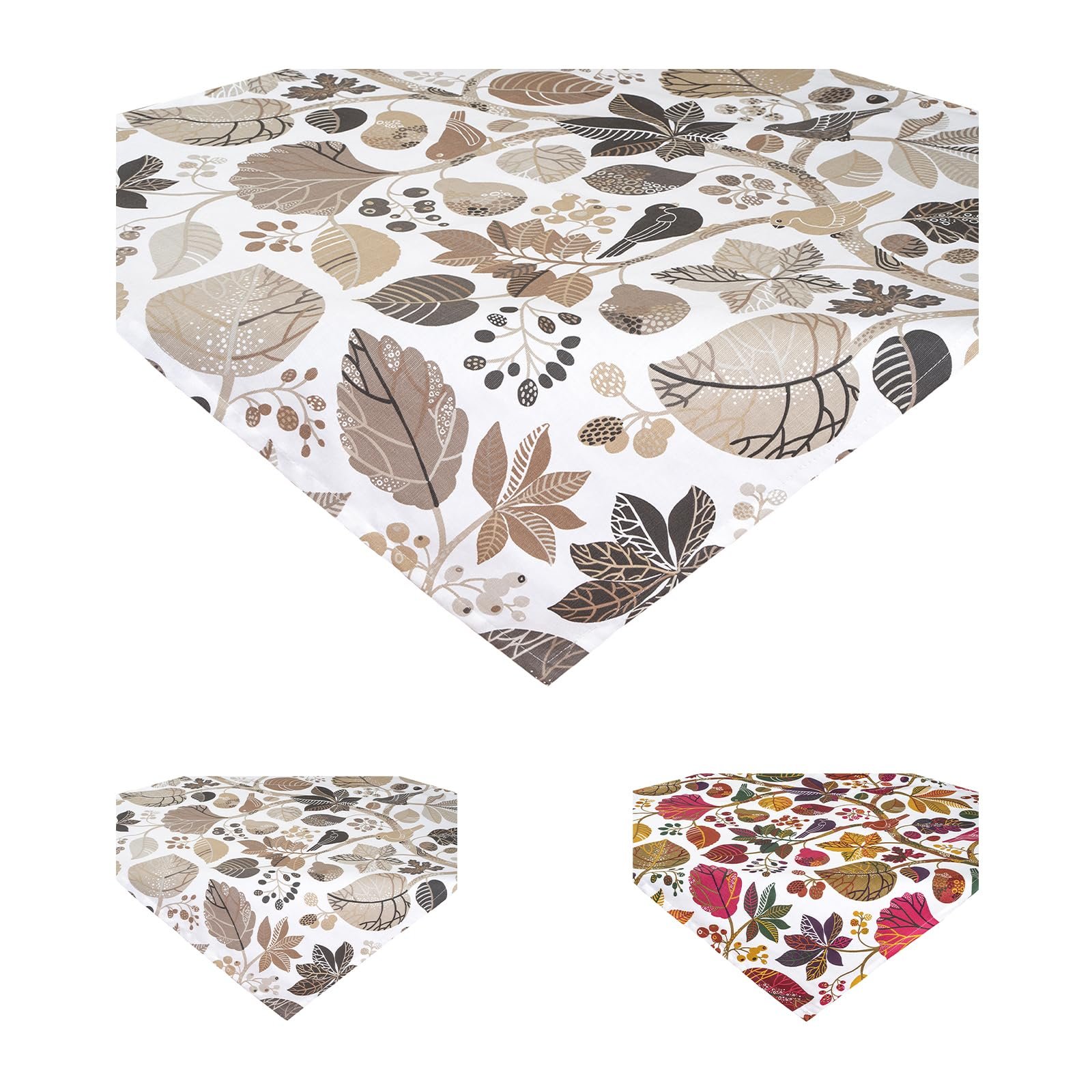 Скатертина beties Zauberwald 100% бавовна 80 x 80 см Taupe, фото №2