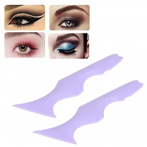 Трафарет для підводки очей Силіконовий 2 шт Фіолетовий synthetic.ua - Фото 1