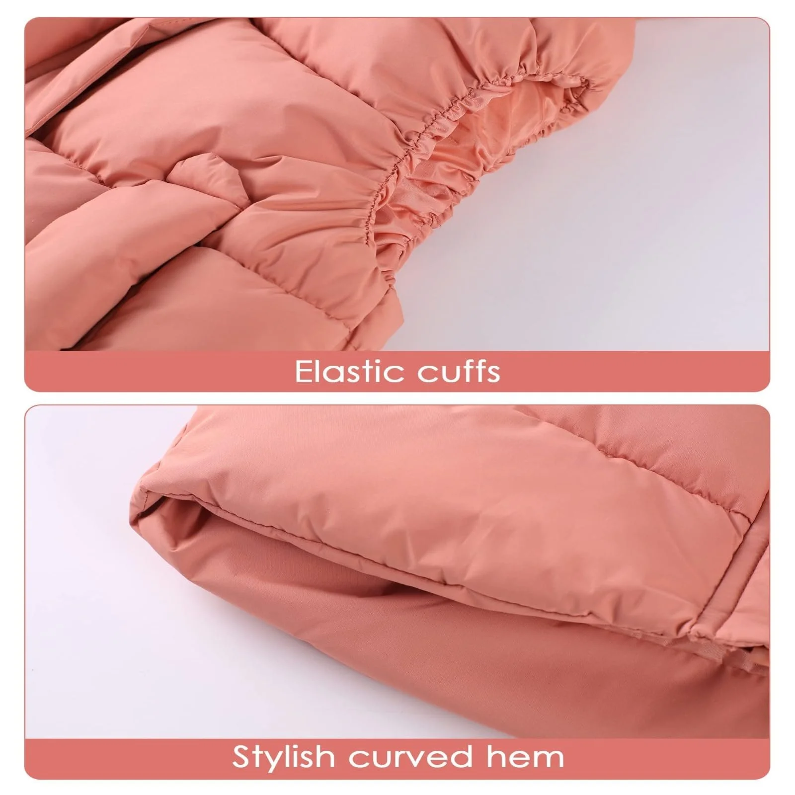 Жилет JiAmy Дитячий зимовий, Дитяча куртка з капюшоном і безрукавкою, фото №5