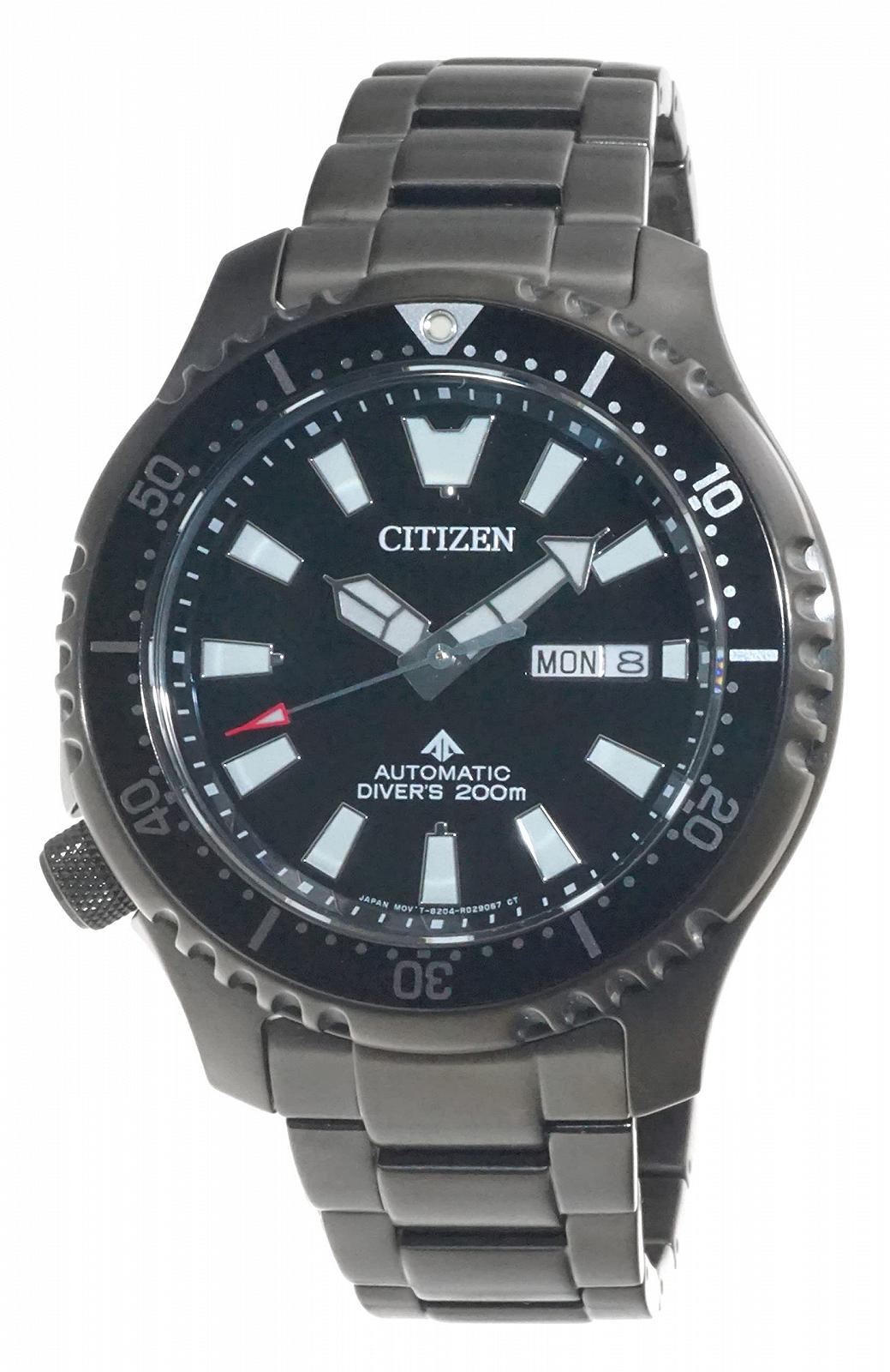 Автоматичний годинник Citizen NY0135-80E, чорний, браслет, фото №1
