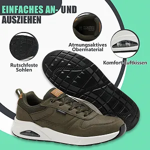 Кросівки TARELO Чоловічі Кросівки Air Cushion Для Відпочинку Дихаючі Спортивні Легкі Тенісні Кросівки synthetic.ua - Фото 1