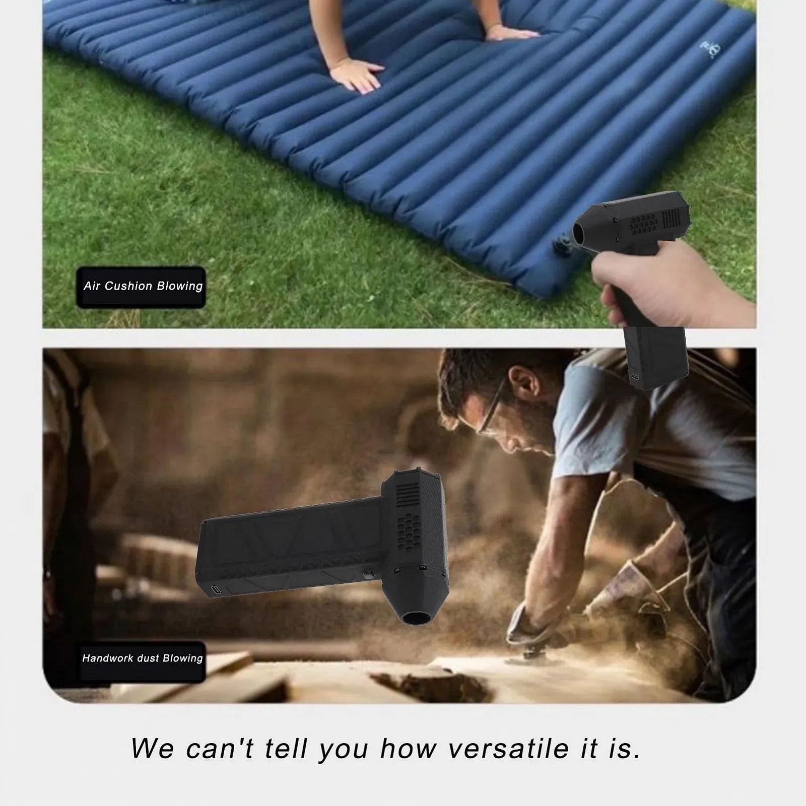 Електричний повітродувка 300,000 rpm Плавне регулювання швидкості Акумуляторний, фото №3 Електричний повітродувка 300,000 rpm Плавне регулювання швидкості Акумуляторний, фото №3