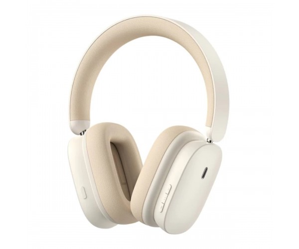 Навушники Baseus Bowie H1 Noise-Cancelling Wireless Headphones Rice White, фото №1