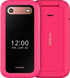 Телефон 2.8'' Nokia 2660 Flip / 48/128Mb / 4G / 2-SIM / Bluetooth 4.2 / FM / SD-слот / Камера 0.3Мп / 1450мАг / Ліхтарик / S30+ / Pink - Фото 1