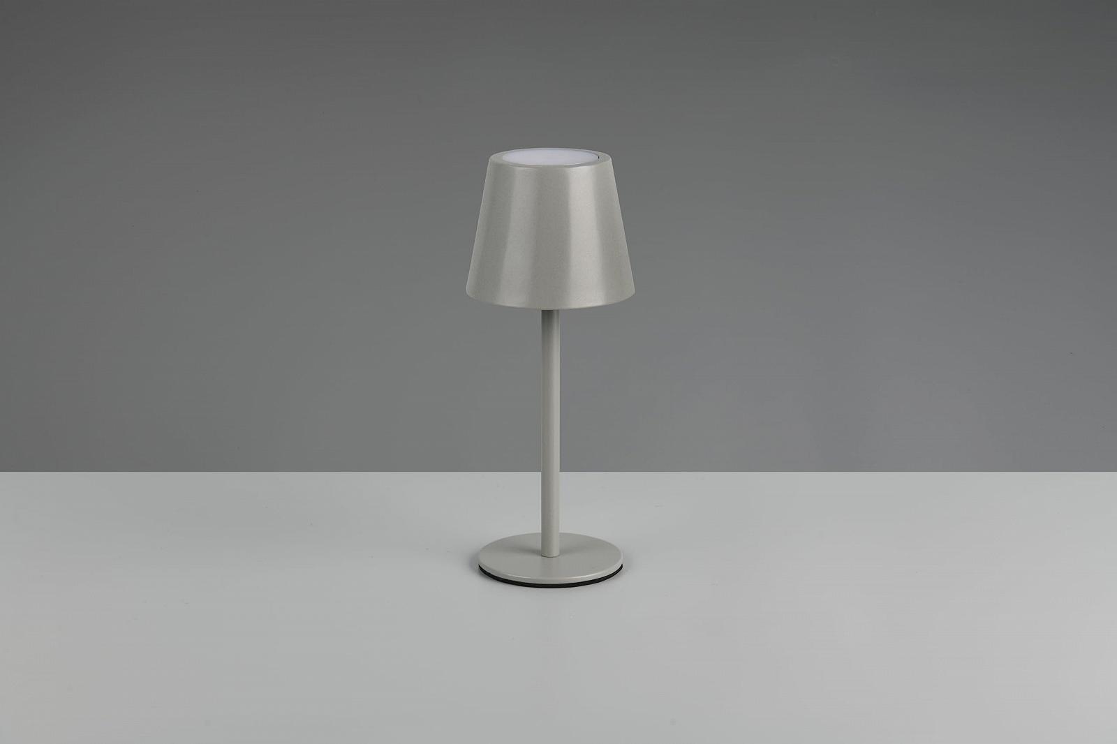 Настільна лампа LED Reality Leuchten Diaz R55961177 Акумуляторна Вулична 1.6 Вт Ultimate Grey, фото №9