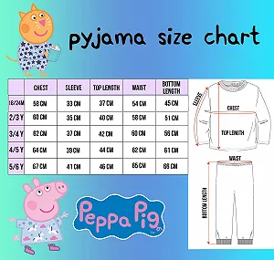 Дитяча піжама Peppa Pig Піжама з довгими рукавами Turquoise 100% бавовна synthetic.ua - Фото 1