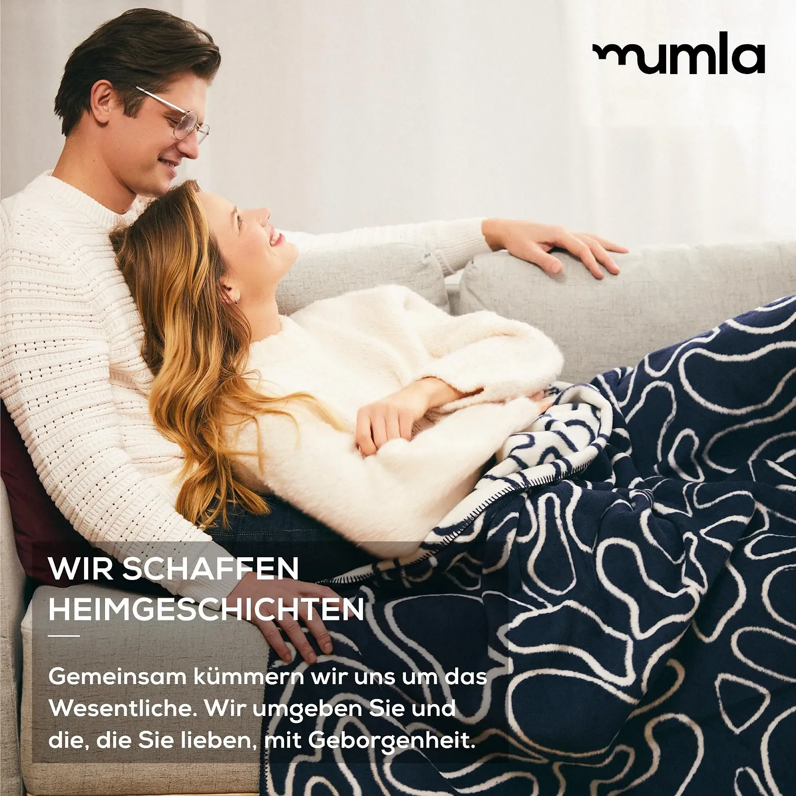 Плед MUMLA Ткань в клетку бежевый 150 x 200 см, фото №6