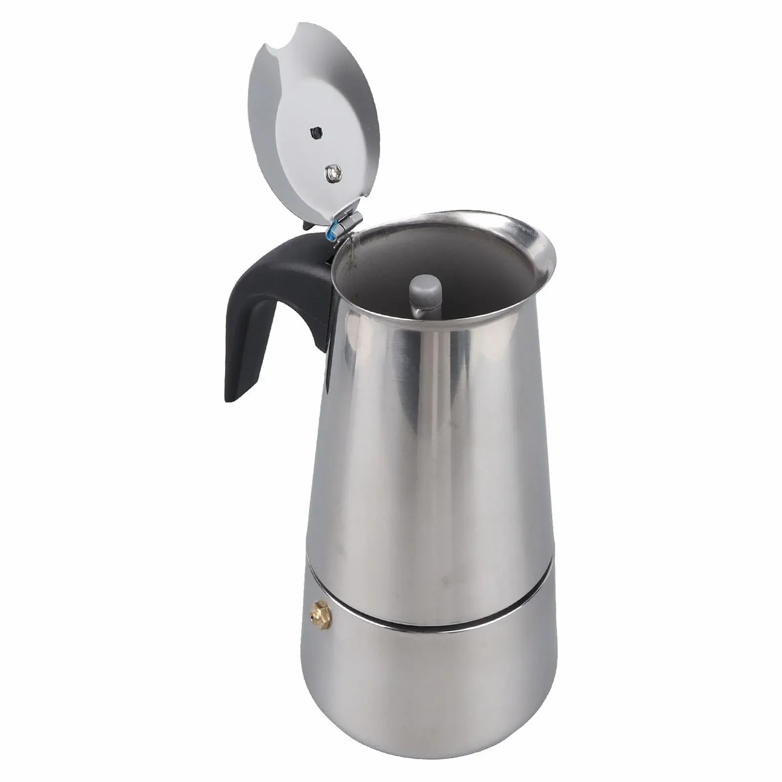 Кавник Moka 300 мл з нержавіючої сталі для дому, подорожей, кемпінгу, фото №4