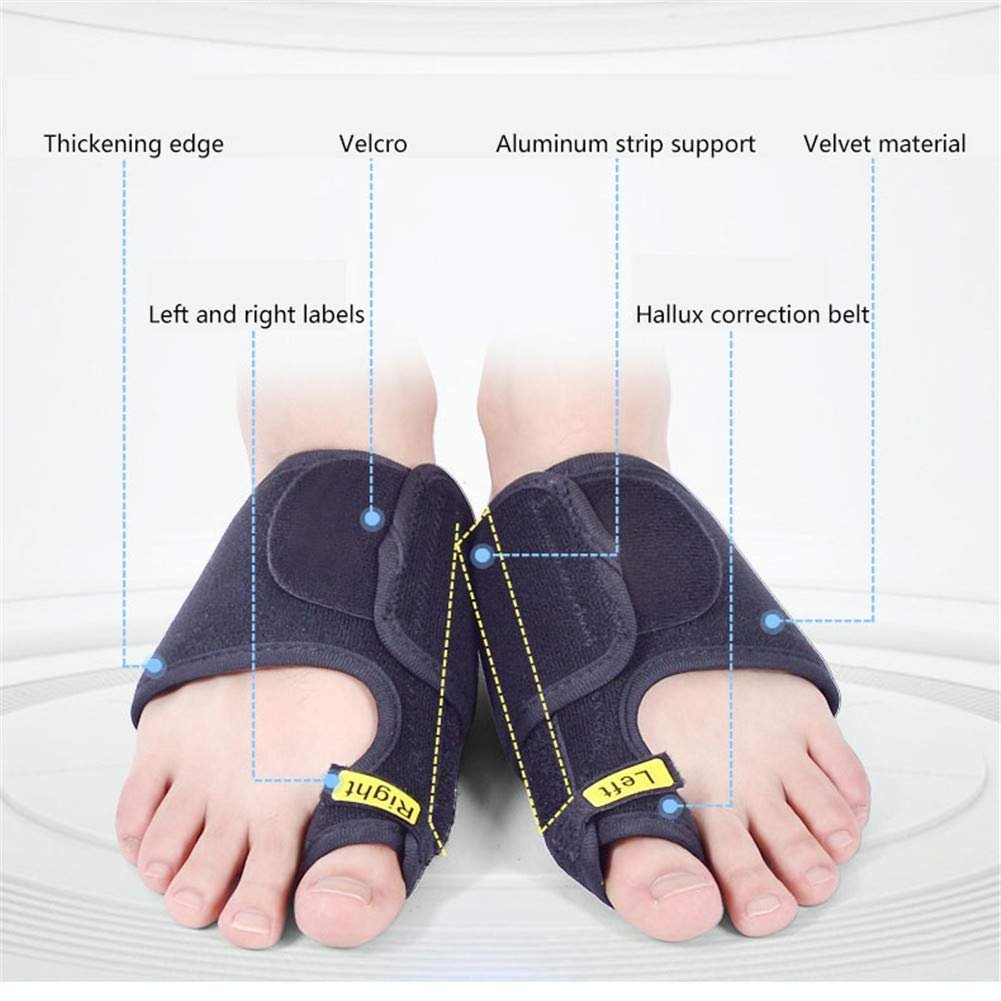 Роздільник для пальців ніг Коректор для взуття день/ніч Hallux Valgus Підтримка Шини Захист Полегшення, фото №6