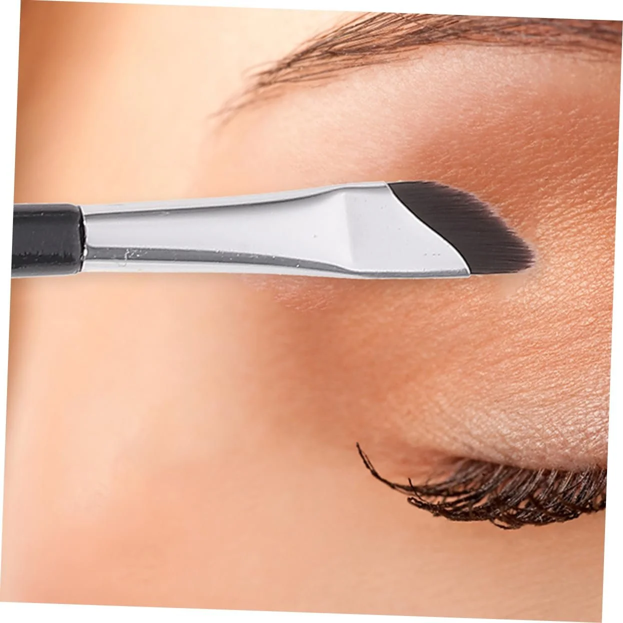 Пензель POPETPOP Кутова, косметична, для змішування, плоска, конічна, фото №5 Пензель POPETPOP Кутова, косметична, для змішування, плоска, конічна, фото №5