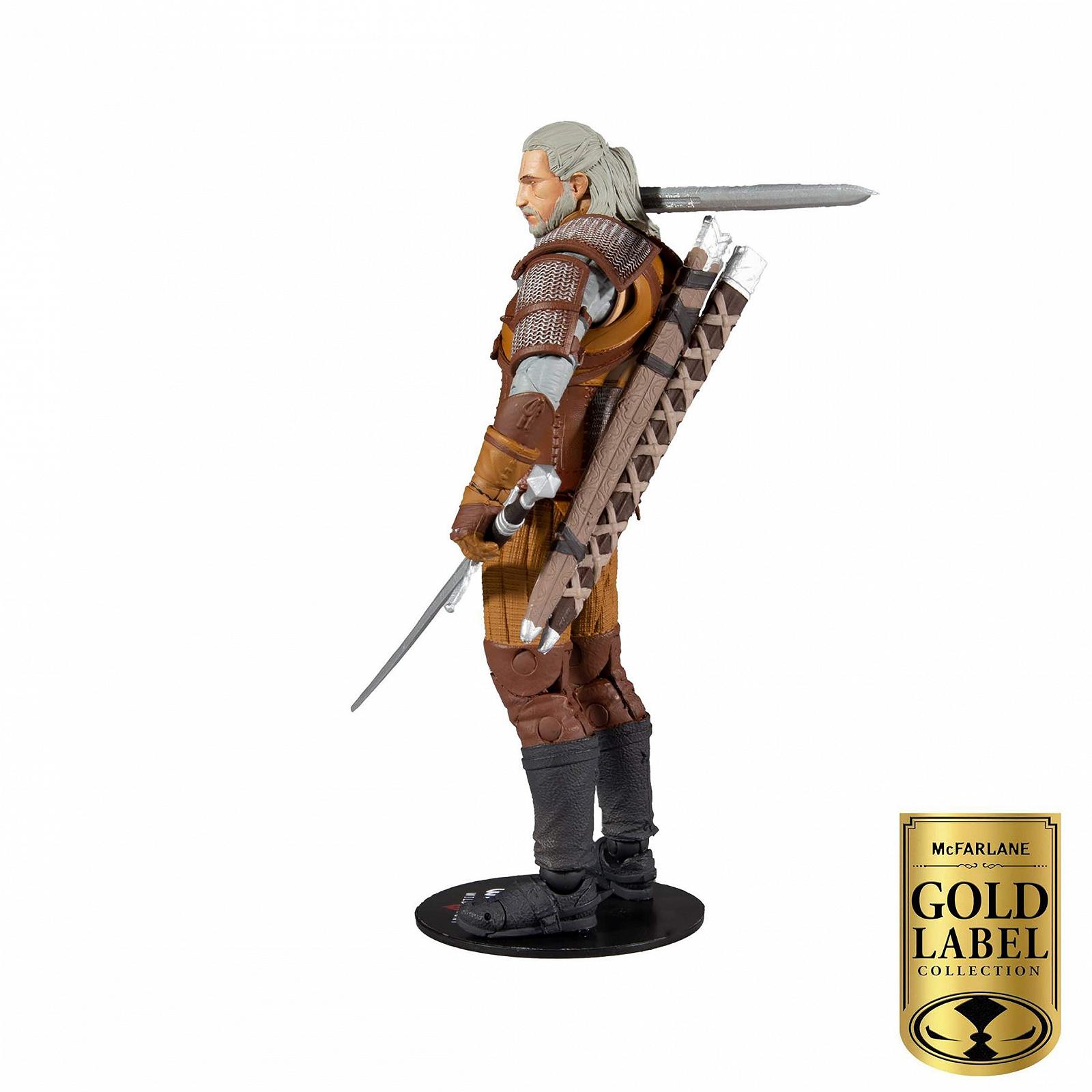 Фігурка McFarlane Witcher Gaming 13403-2, 7 дюймів, Геральт, в обладунках Каер Морхена, жовтий, фото №4