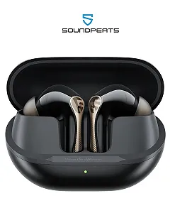 Наушники SoundPEATS Air5 Pro+ xMEMS Qualcomm aptX Lossless LDAC Black цена на synthetic.ua - Фото 1 Наушники SoundPEATS Air5 Pro+ xMEMS Qualcomm aptX Lossless LDAC Black synthetic.ua - Фото 1