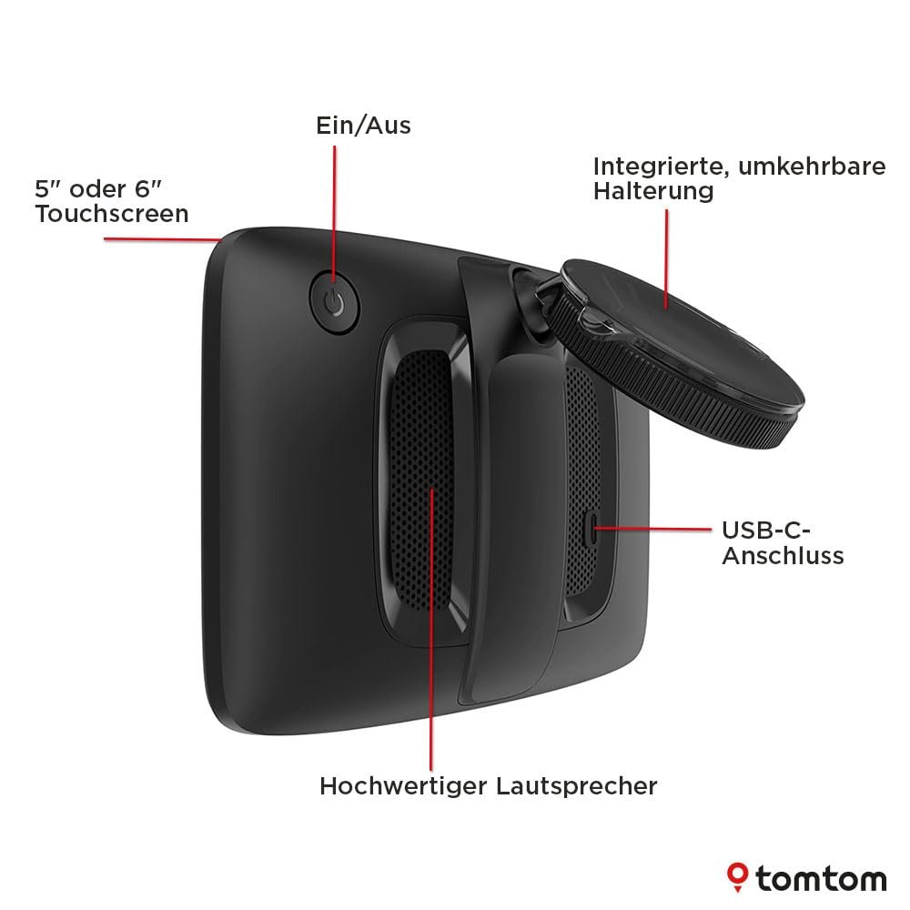 GPS Навигатор TomTom GO Professional 2-го поколения для грузовиков 6 дюймов сенсорный экран с картами Европы и информацией о трафике в реальном времени, фото №8