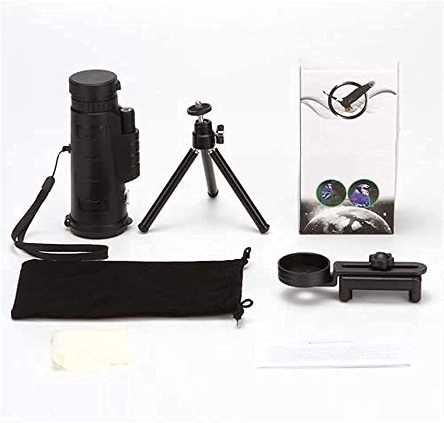 Монокуляр Telescopic Monocular 40x60 IR з тримачем для телефону та штативом, фото №6