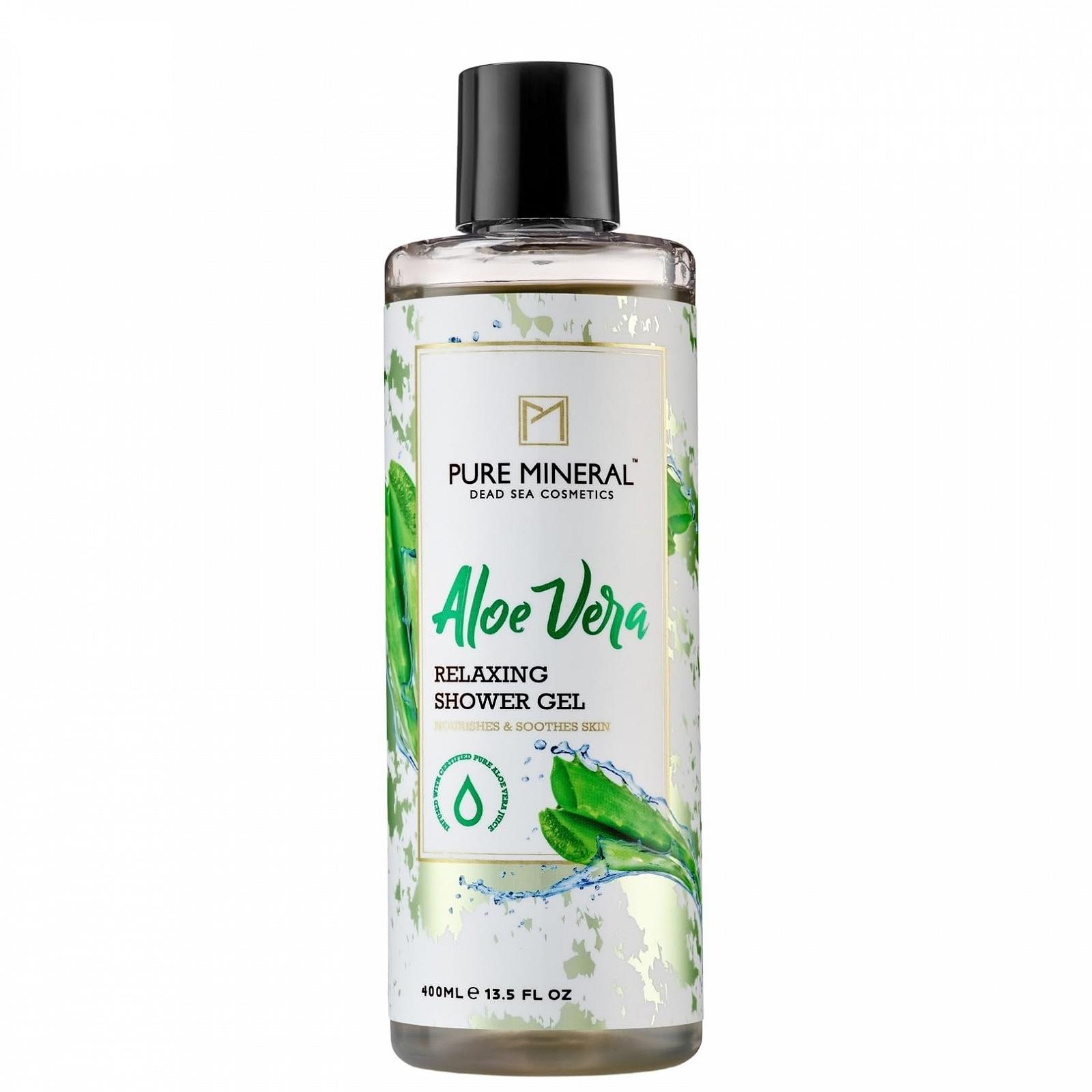 Гель для душа Pure Mineral Aloe Vera Увлажняющий 400 мл, фото №1 Гель для душа Pure Mineral Aloe Vera Увлажняющий 400 мл, фото №1