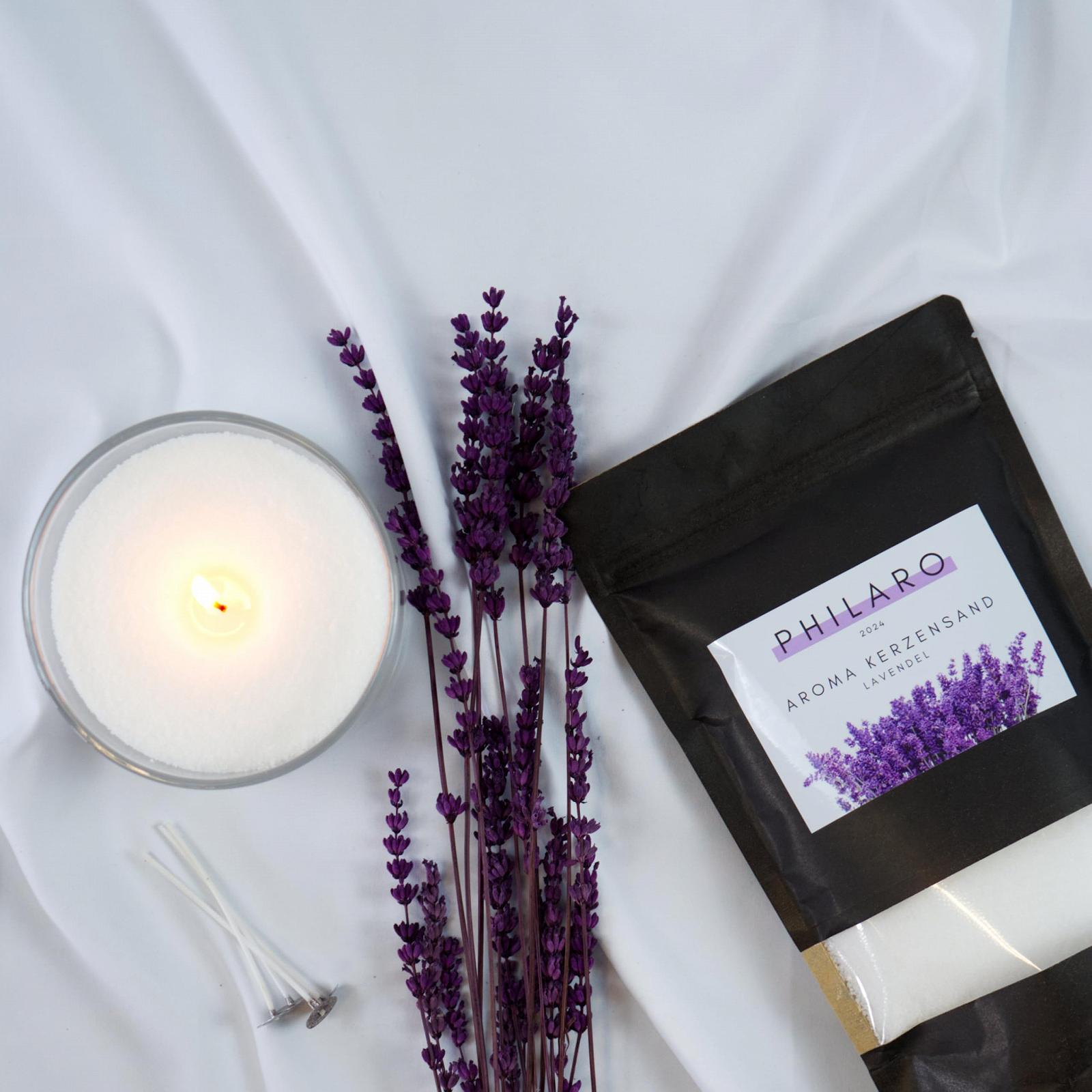 Свеча Philaro Sand с ароматом Лемонграс 400 г, фото №7