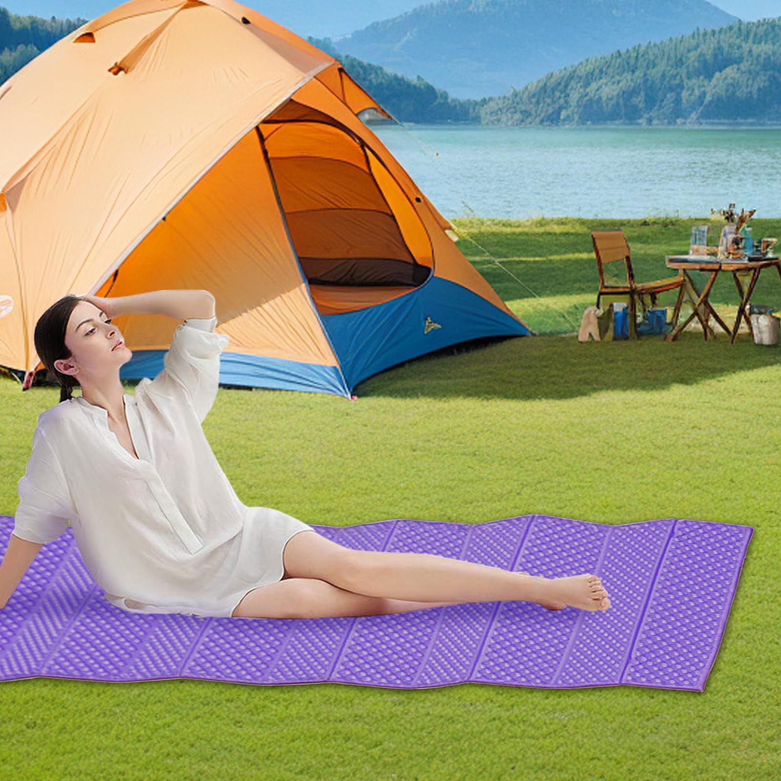 Коврик KDAMGOQE Camping Sleeping Пена Водонепроницаемый, фото №3