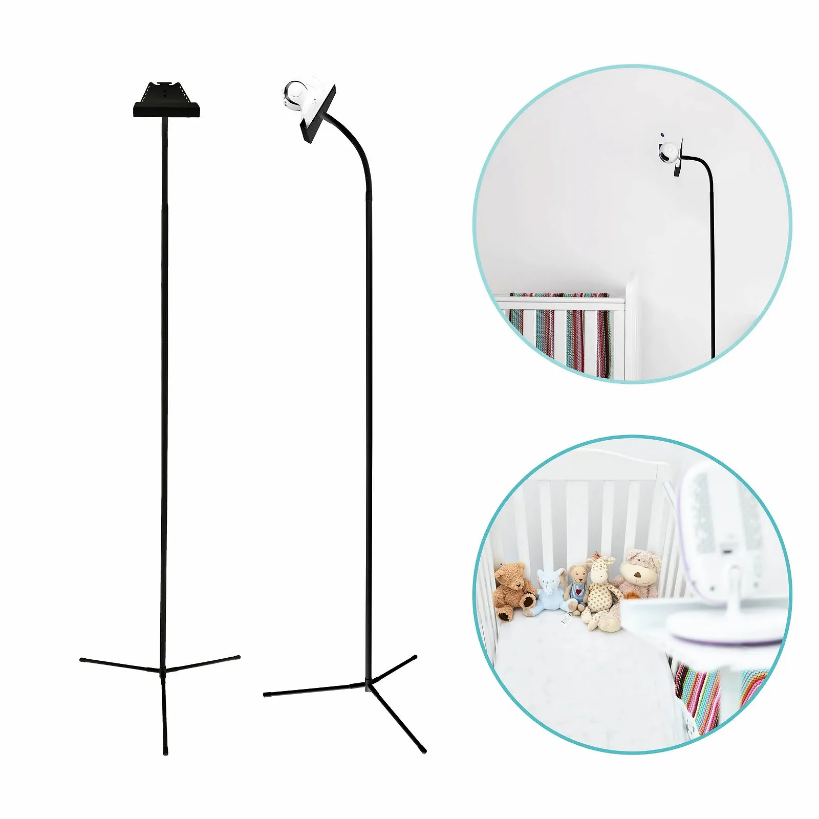 Держатель для видеоняни Flexi Air 3 Black Tripod Base Universal, фото №5 Держатель для видеоняни Flexi Air 3 Black Tripod Base Universal, фото №5