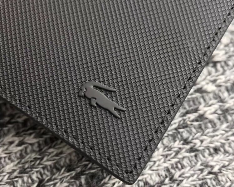 Мужской кошелек брендовый Lacoste 2 отделение для купюр и монетница, фото №6