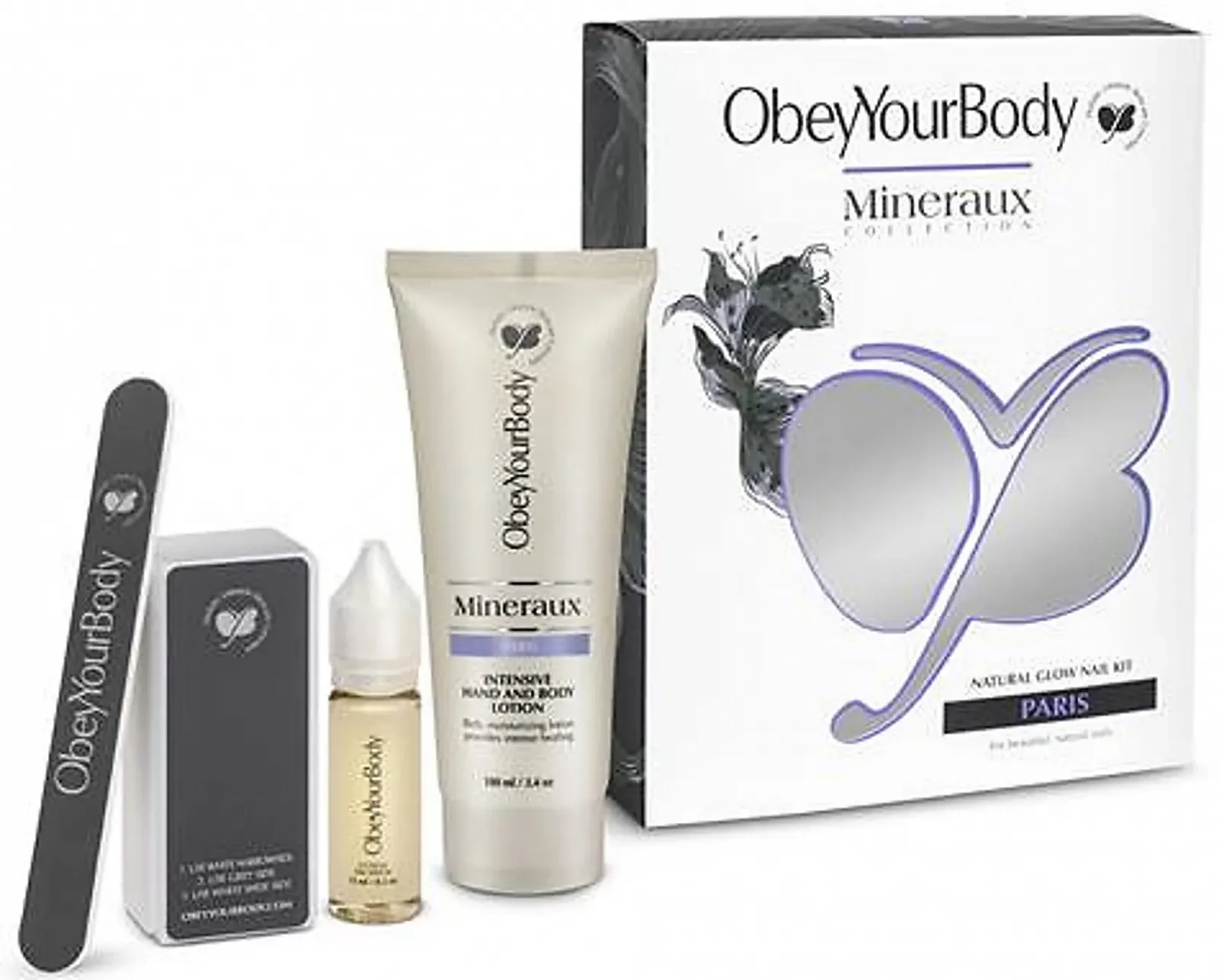 Набір для нігтів Obeyyourbody Natural Glow Paris, фото №1 Набір для нігтів Obeyyourbody Natural Glow Paris, фото №1