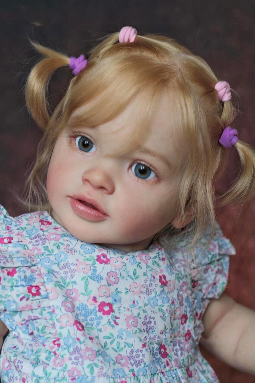 Кукла Zero pam Reborn Baby Girl 26 дюймов 70 см Большого размера Как настоящая малышка, фото №3