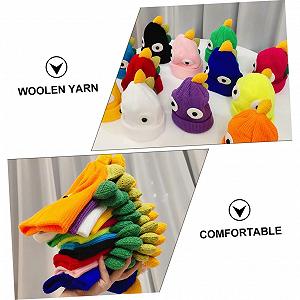 Шерстяная шапка Детская теплая мультяшная synthetic.ua - Фото 1