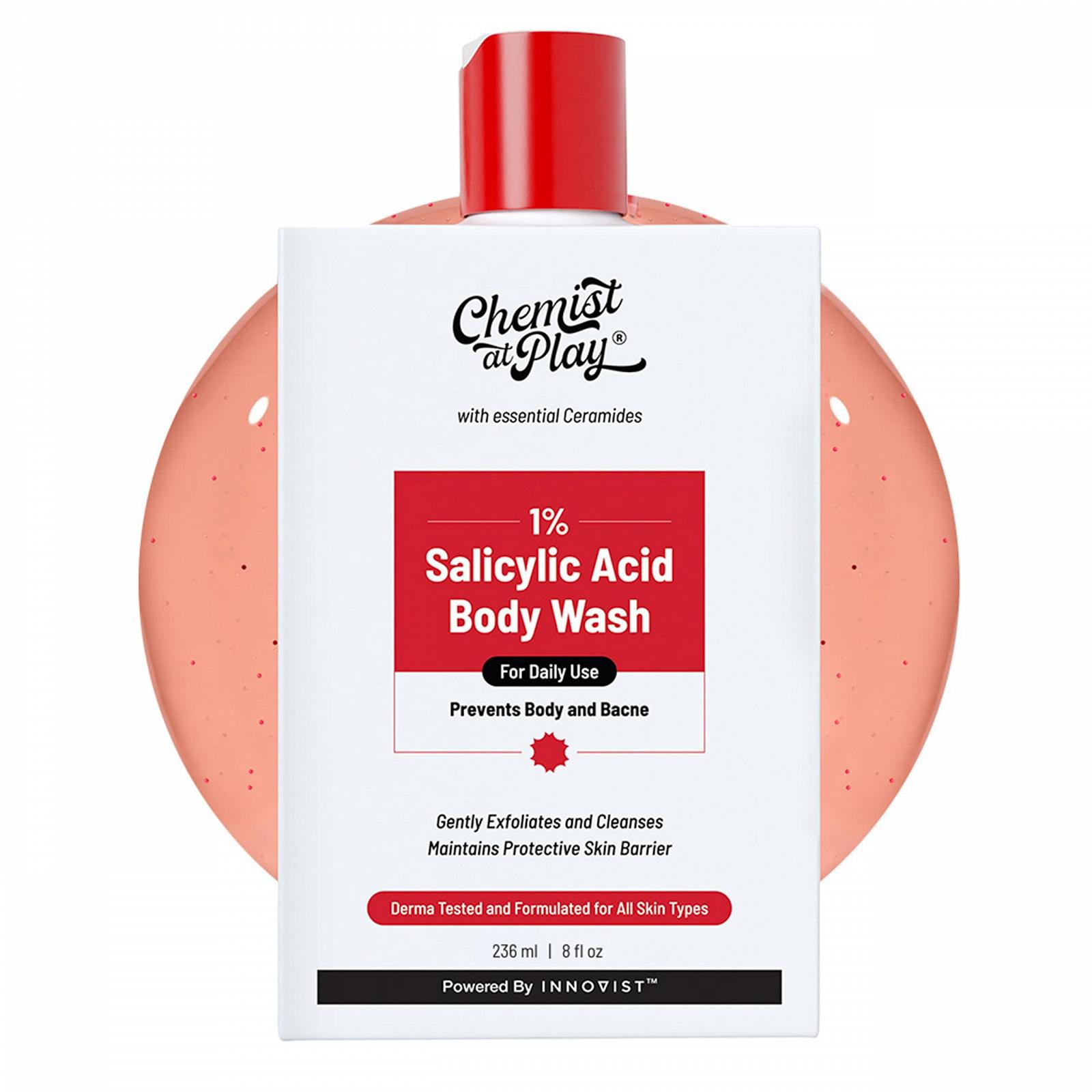 Гель для душу Chemist at Play 1% Salicylic Acid для тіла проти акне 7.9 унції, фото №1