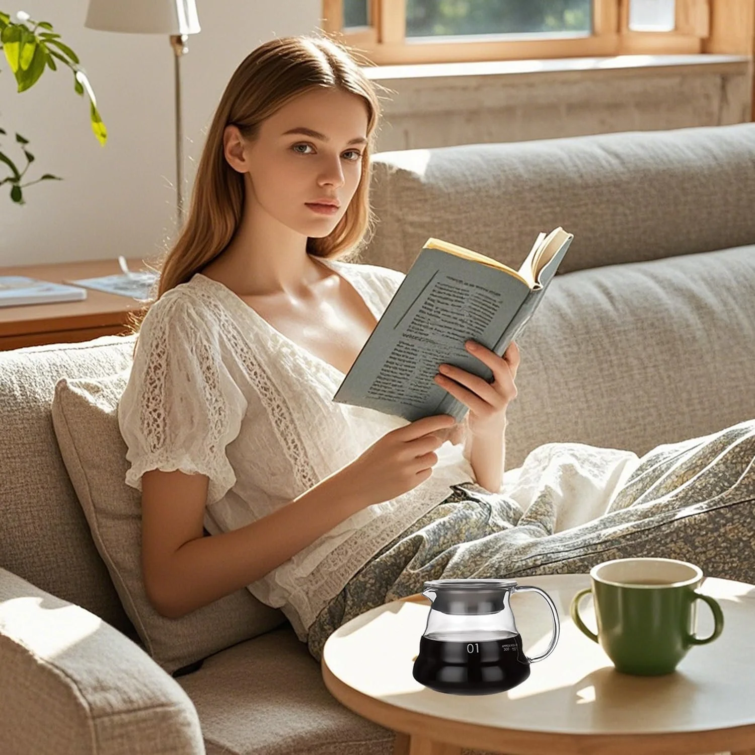 Кофейник HASLED стеклянный боросиликатный 360 мл, фото №7