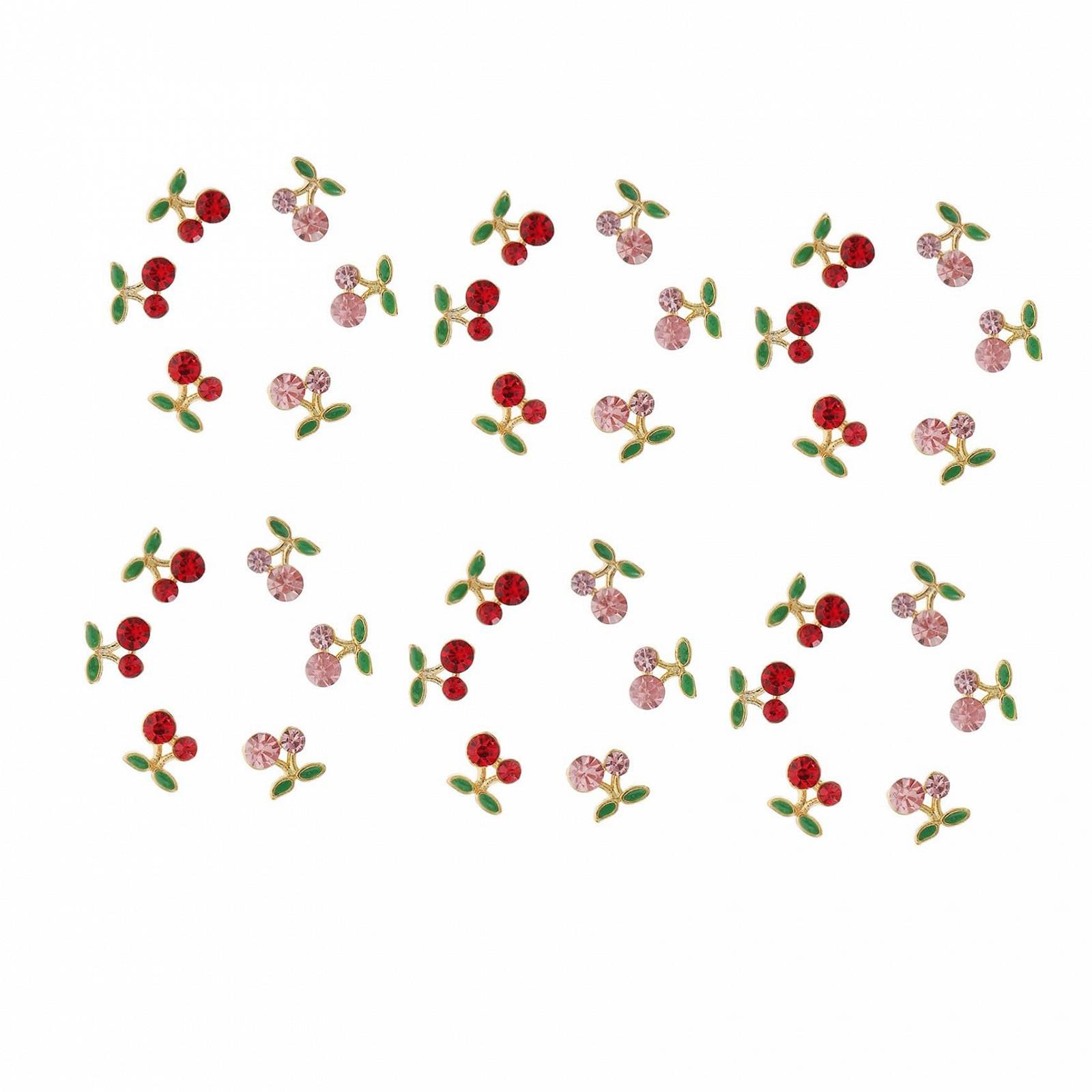 Прикраса для нігтів Вишня WOONEKY 36 шт., фото №1