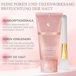 Маска Ночная VEROA Collagen - Гелевая Маска-Пленка для Лица - Увлажнение, Осветление Кожи, Улучшение Мелких Морщин и Обвисания - 75 мл synthetic.ua - Фото 1