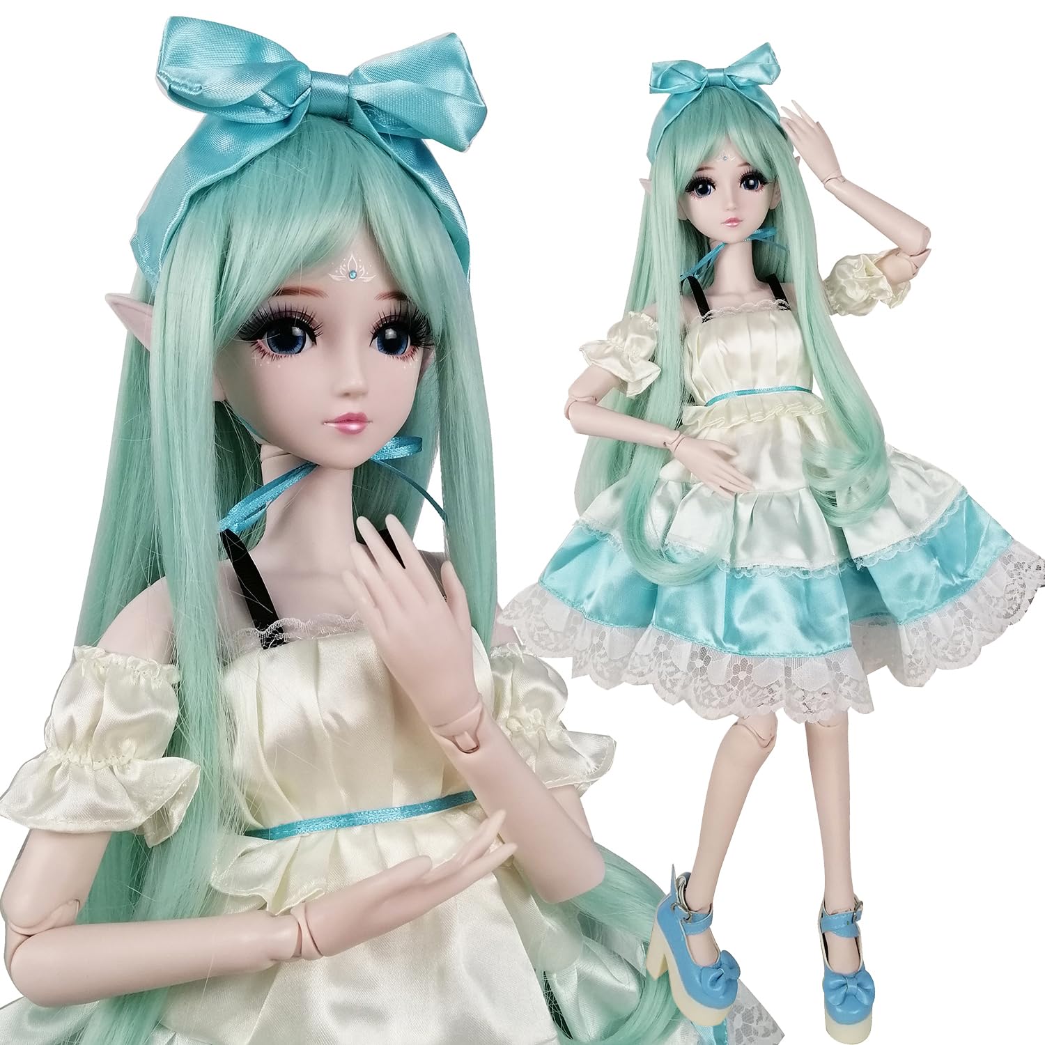Кукла EVA BJD SD Ghost Demon Girl 24 дюйма 19 суставов, фото №1
