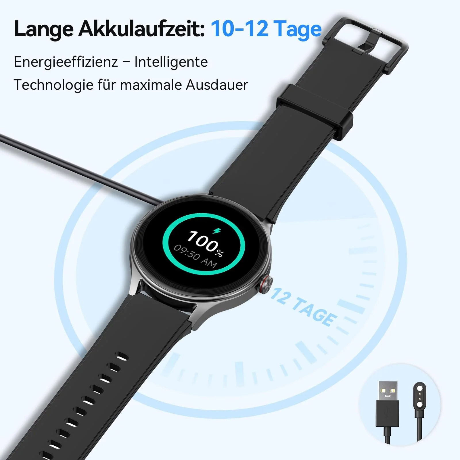 Смарт-годинник Fitpolo HD AMOLED дисплей, з функцією телефону/AI голосовим помічником, спортивний, 120+ спорт режимів IP68 водонепроникний, монітор сну, серцевого ритму, крокомір, фото №7