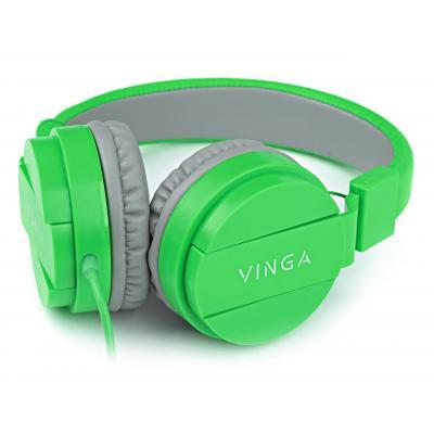 Наушники Vinga HSM035 Green New Mobile HSM035GR, фото №3