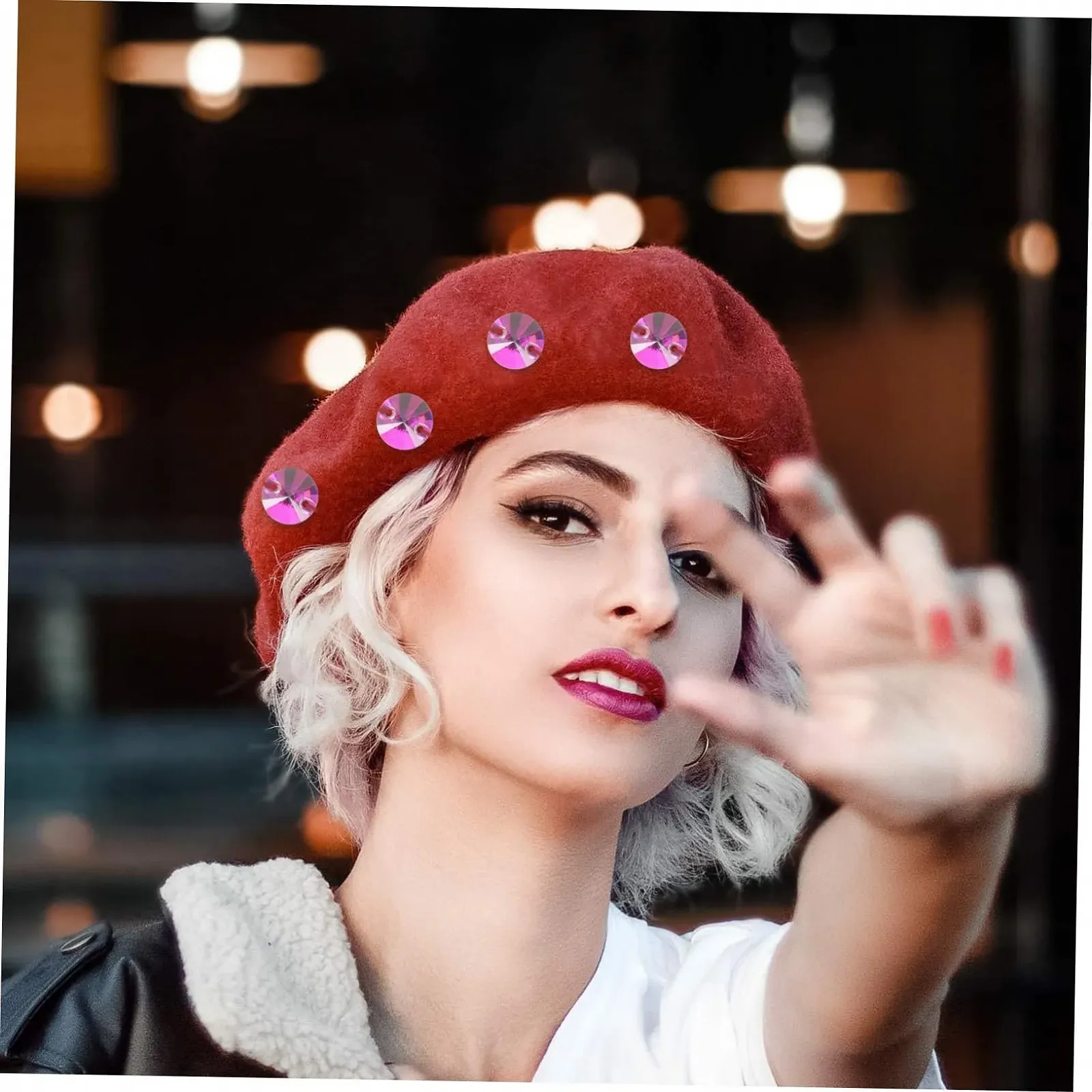 Стрази Пришивні 48 шт маленькі скляні Стрази для одягу, кришталеві намистини для рукоділля, фото №5