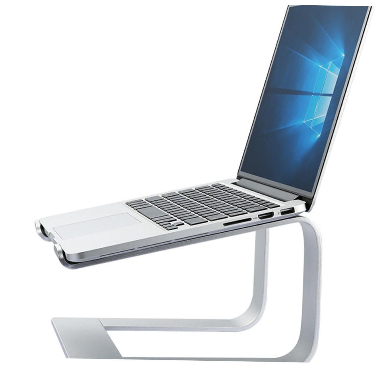 Підставка для ноутбука Holibanna Алюмінієва Знімна Регульована по висоті з вентильованим дизайном, фото №5