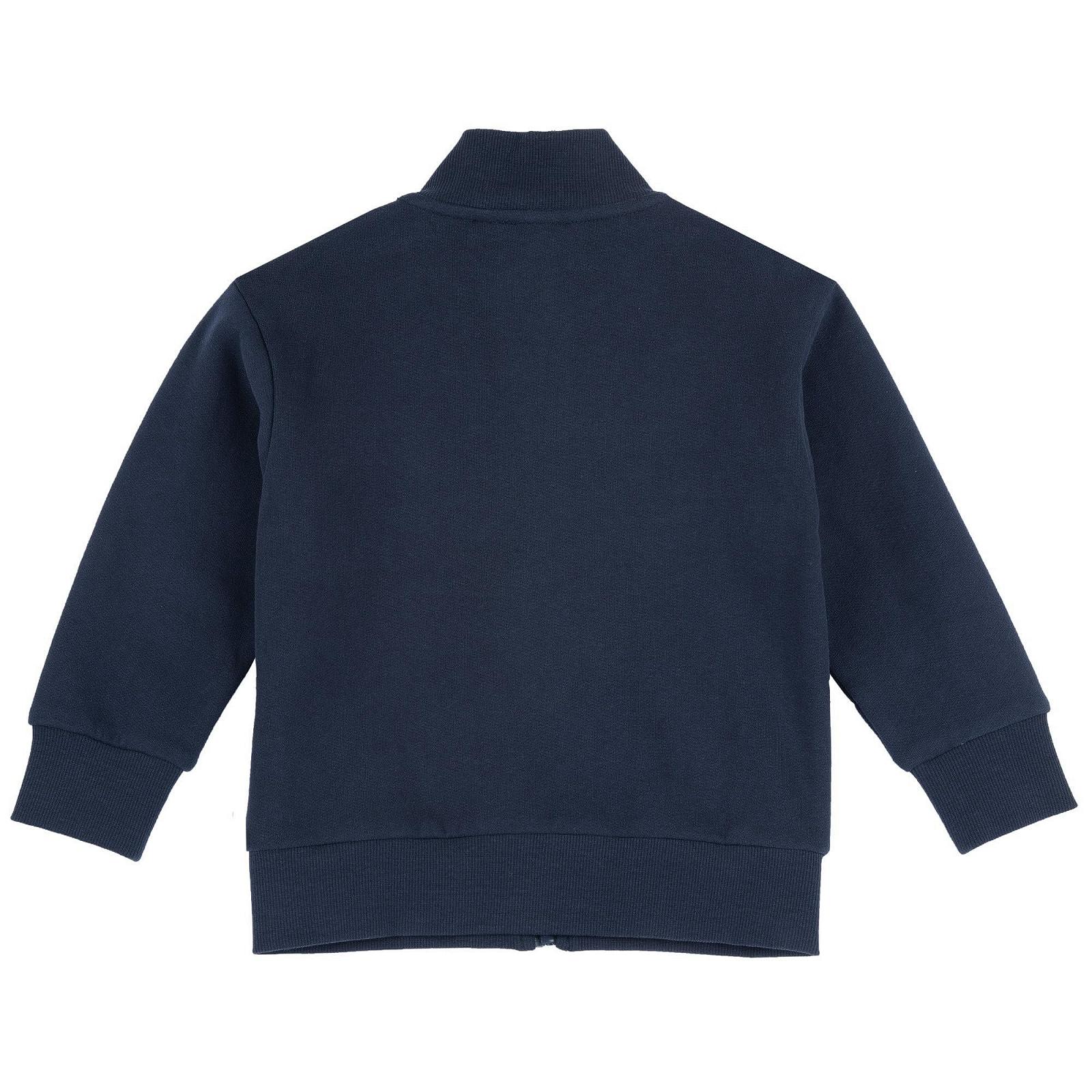 Кофта Chicco для хлопчиків з короткими рукавами на блискавці, фото №2 Кофта Chicco для хлопчиків з короткими рукавами на блискавці, фото №2