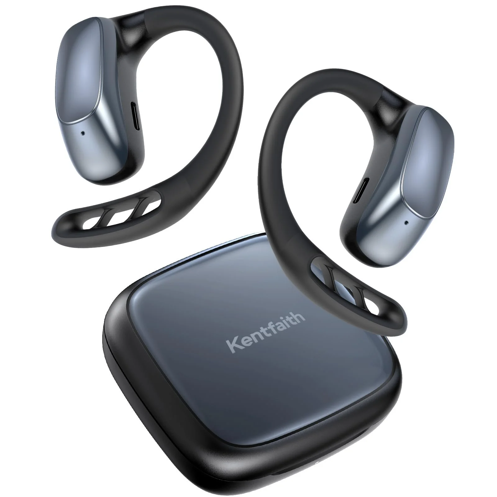 Навушники-перекладачі Kentfaith, 4-в-1 в реальному часі з AI асистентом, 132 мови, 6 режимів, фото №1