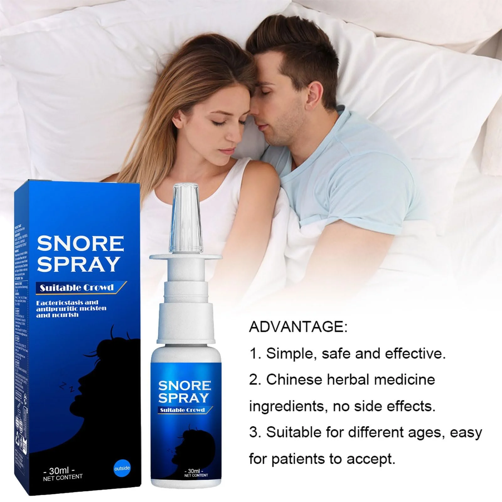 Спрей від хропіння A Quiet Spray 30 мл, фото №4 Спрей від хропіння A Quiet Spray 30 мл, фото №4