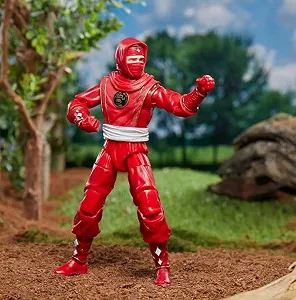 Коллекционная фигурка Power Rangers Mighty Morphin Lightning Collection Ninja Rangers Ninja Red Ranger 15 см - Фото 1